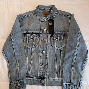 Levi's Premium Light Wash Ex-Boyfriend Trucker Jacket